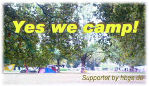 Yes we camp Logo